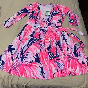 NWT Lilly Pulitzer dress L paradise point print